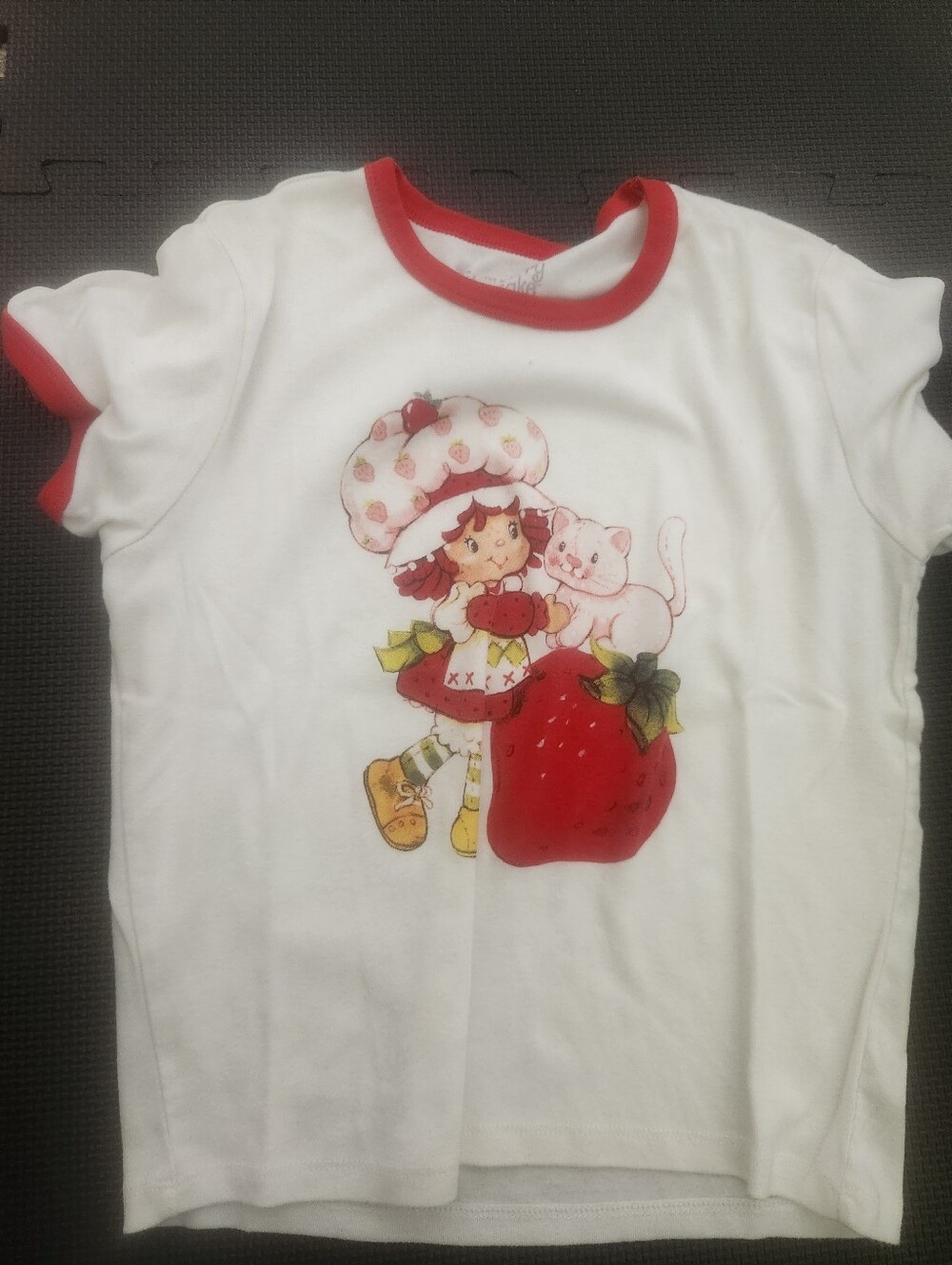 White And Red Strawberry Shortcake T-Shirt